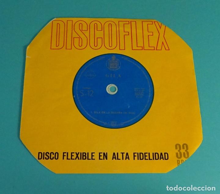Discos de vinilo: DISCO FLEXIBLE GILA EN LA GUERRA. DISCOFLEX - Foto 2