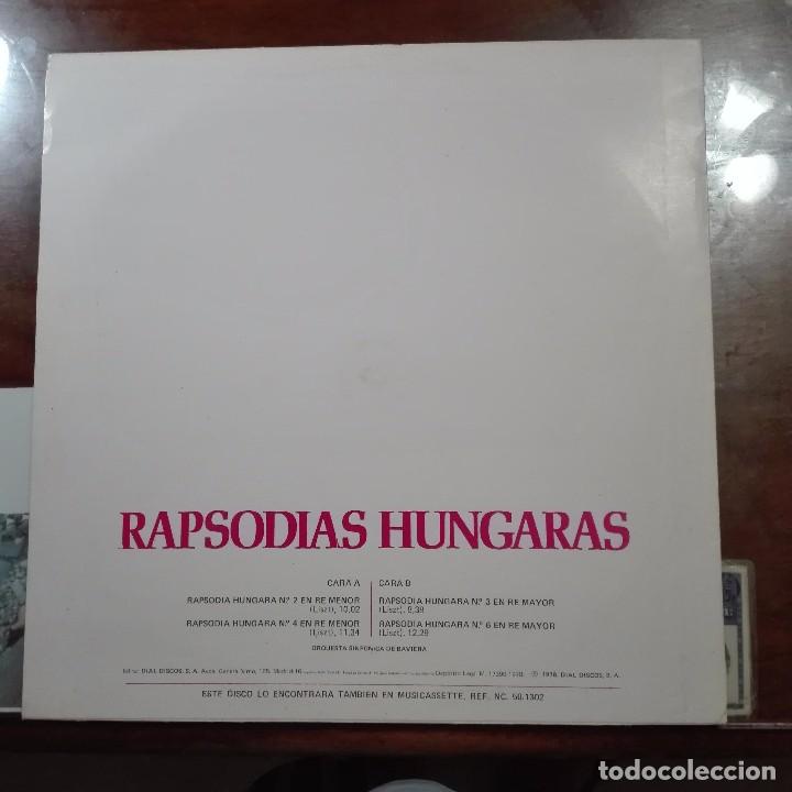 Discos de vinilo: LISZT RAPSODIAS HUNGARAS - Foto 2