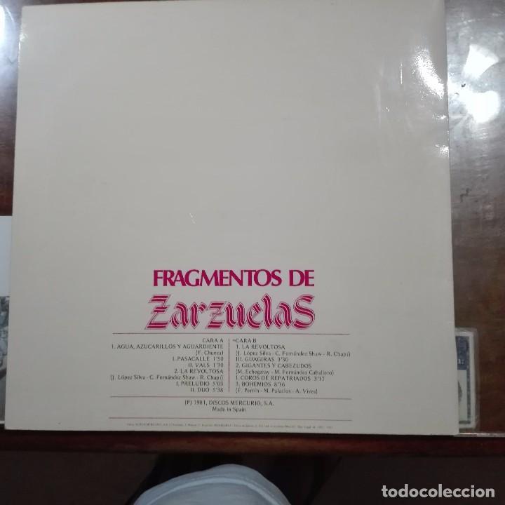 Discos de vinilo: FRAGMENTOS DE ZARZUELAS - Foto 2