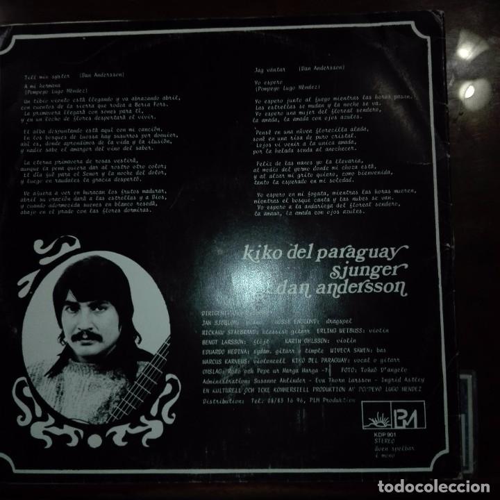 Discos de vinilo: KIKO DEL PARAGUAY-DAN ANDERSSON - Foto 2