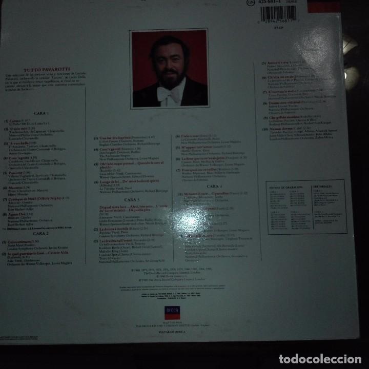 Discos de vinilo: TUTTO PAVAROTTI - Foto 2