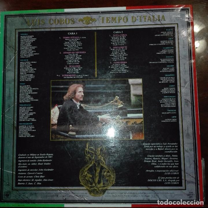 Discos de vinilo: LUIS COBOS- TEMPO DE ITALIA - Foto 2