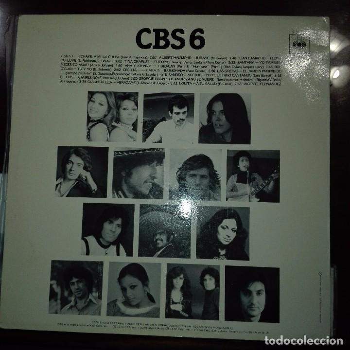 Discos de vinilo: CBS NUESTROS EXITOS DEL A&Ntilde;O - Foto 2