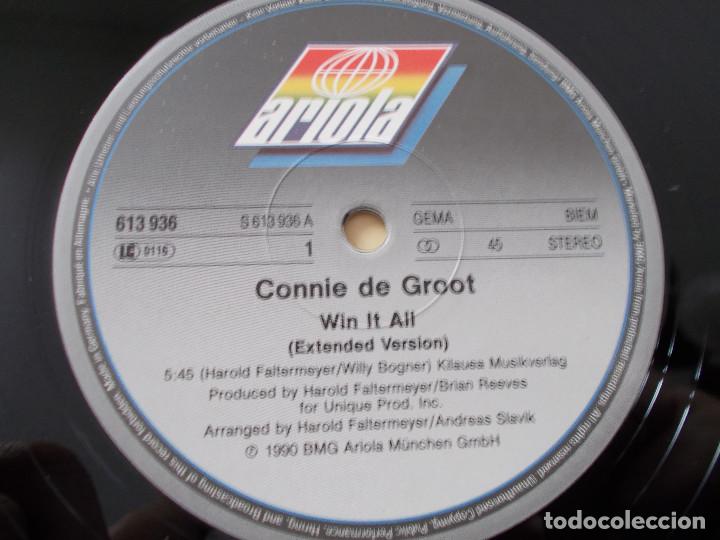 Discos de vinilo: CONNIE DE GROOT. WIN IT ALL - Foto 4