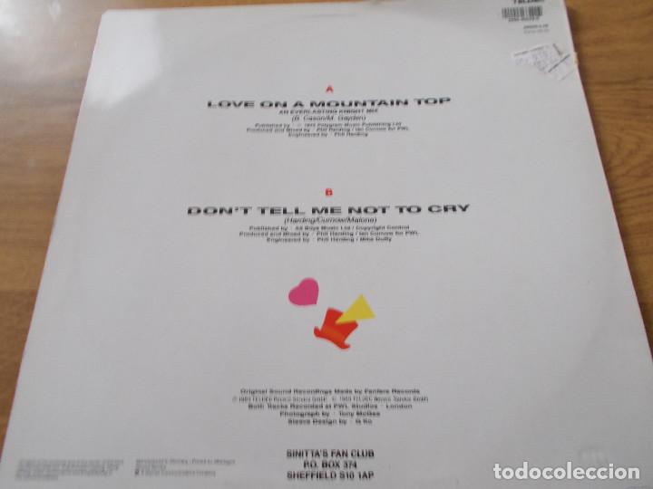 Discos de vinilo: SINITTA. LOVE ON A MOUNTAIN TOP - Foto 2