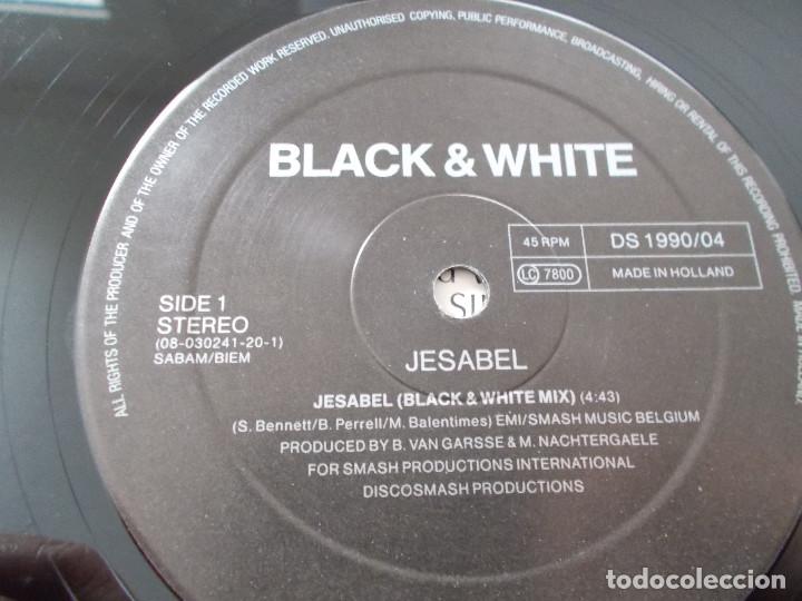 Discos de vinilo: BLACK & WHITE. JESABEL - Foto 3