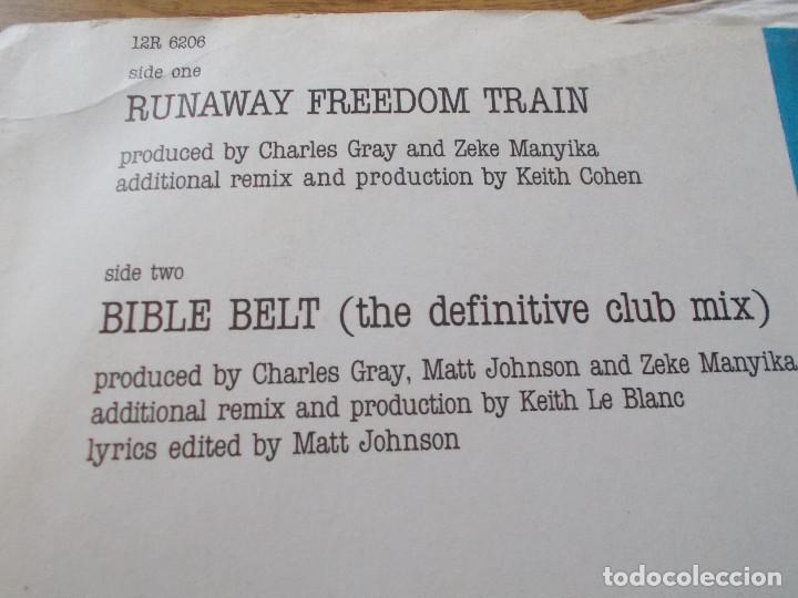 Discos de vinilo: ZEKE MANYIKA. RUNAWAY FREEDOM TRAIN - Foto 3
