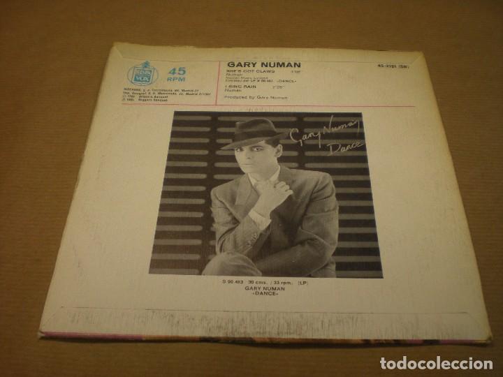 Discos de vinilo: GARY NUMAN. SHE&acute;S GOT CLAWS. I SING RAIN - Foto 2