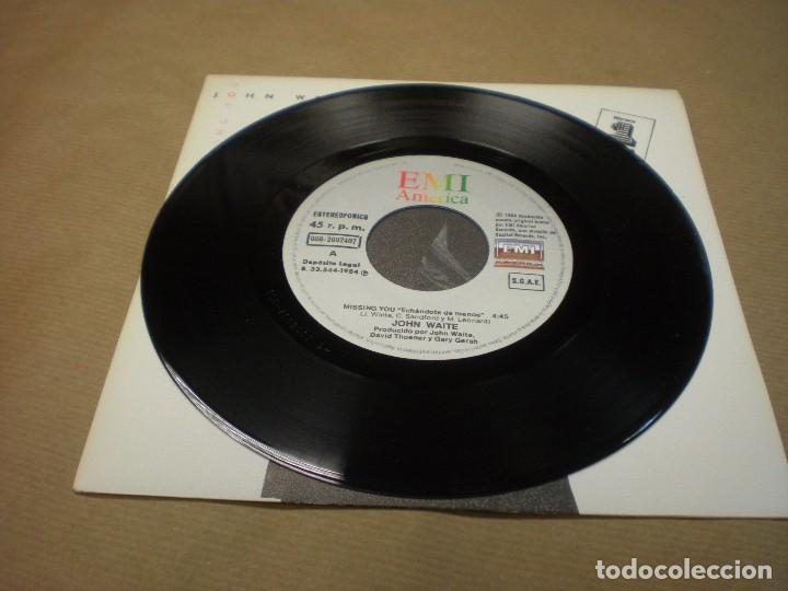 Discos de vinilo: JHON WAITE. MISSING YOU/ FOR YOUR LOVE - Foto 3