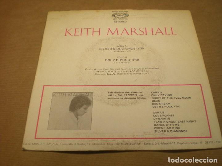 Discos de vinilo: KEITH MARSHALL. SIVER AND DIAMONDS. ONLY CRYING - Foto 2
