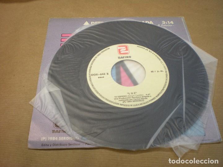 Discos de vinilo: LUZ. DETRAS DE TU MIRADA. TE ESPERO - Foto 3