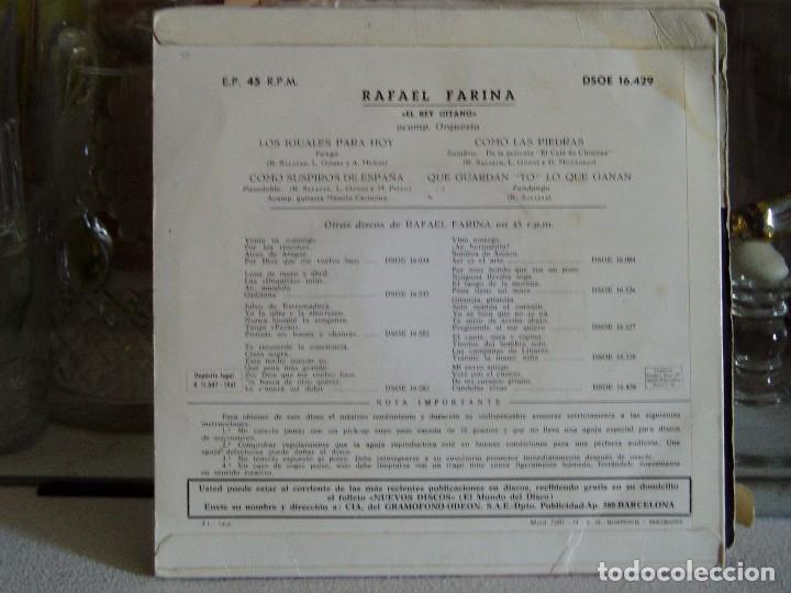 Discos de vinilo: Disco single de Rafael Farina - Foto 2