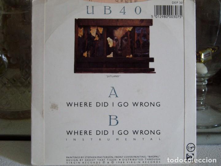 Discos de vinilo: Disco Single de UB 40 - Foto 2