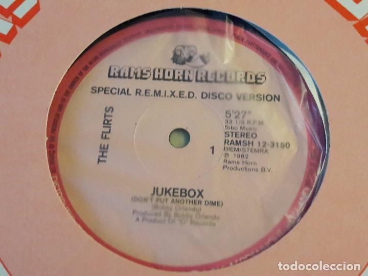 Discos de vinilo: The Flirts - Jukebox (Dont Put Another Dime) / Boy Crazy - 1982 - Foto 1