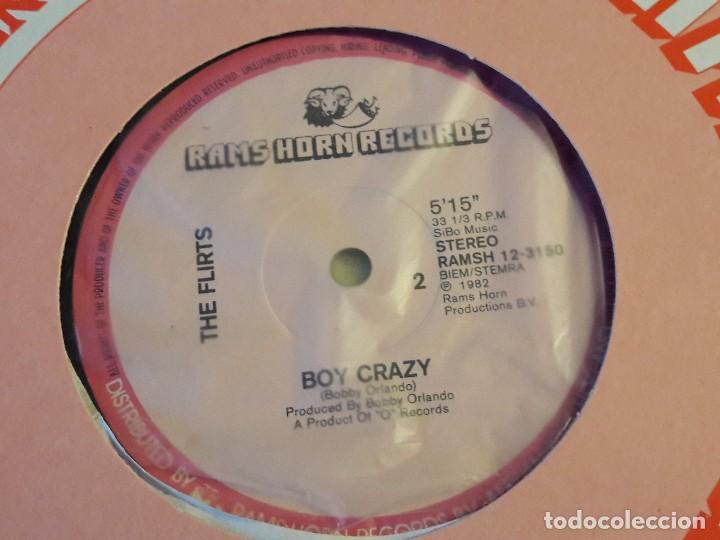 Discos de vinilo: The Flirts - Jukebox (Dont Put Another Dime) / Boy Crazy - 1982 - Foto 2