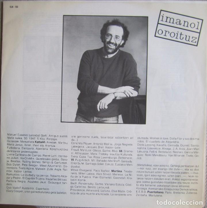 Discos de vinilo: IMANOL: OROITUZ - Foto 3