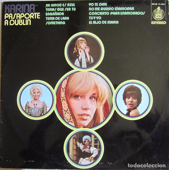Discos de vinilo: KARINA: PASAPORTE A DUBL&Iacute;N (EUROVISI&Oacute;N) - Foto 1