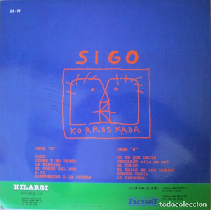 Discos de vinilo: KORROSKADA: SIGO - Foto 2