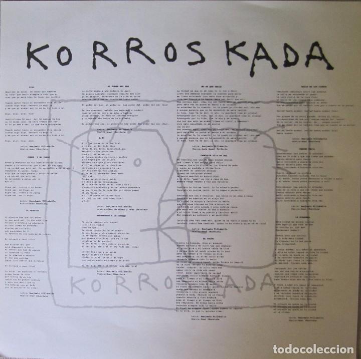Discos de vinilo: KORROSKADA: SIGO - Foto 3