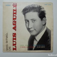 Discos de vinilo: LUIS AGUILE ''VERDE VERDE'' AÑOS 1964 VINILO DE 7'' EPS DE 4 CANCIONES. Lote 97872483