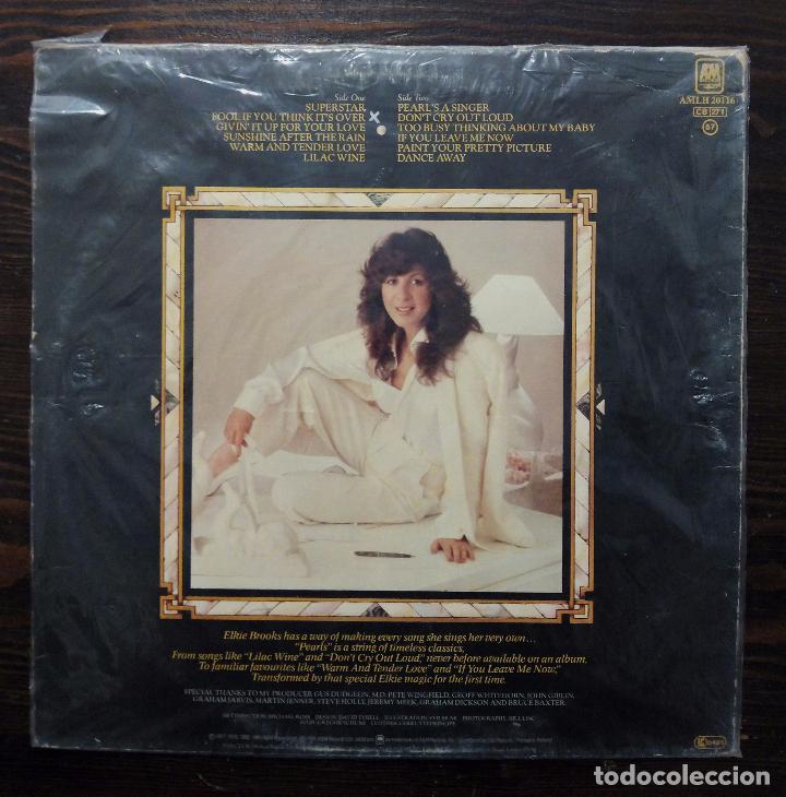 Discos de vinilo: PEARLS - ELKIE BROOKS - A & M 1981. - Foto 2