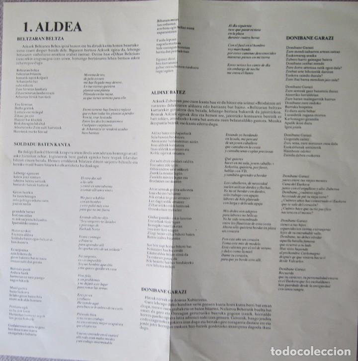 Discos de vinilo: LAUBURU: BELTZARAN BELTZA - Foto 3