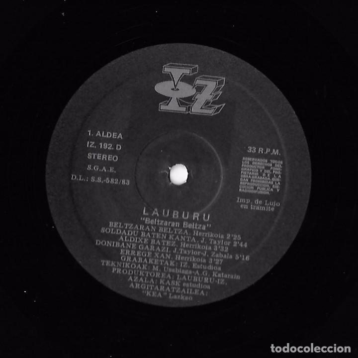 Discos de vinilo: LAUBURU: BELTZARAN BELTZA - Foto 4