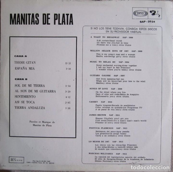 Discos de vinilo: MANITAS DE PLATA: MANITAS DE PLATA - Foto 2