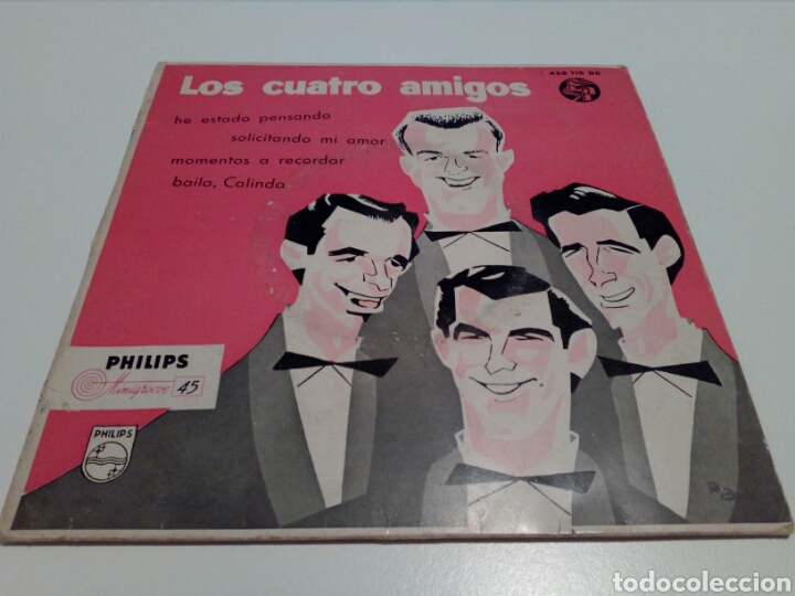 Discos de vinilo: SINGLE. LOS CUATRO AMIGOS. 1958. - Foto 1