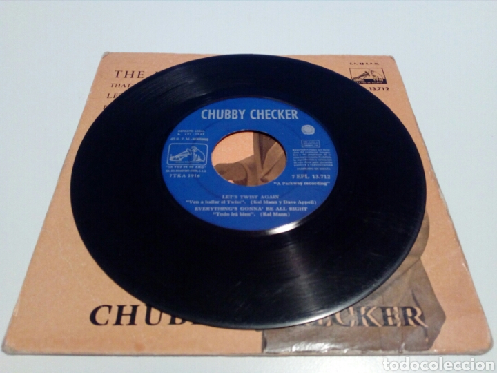 Discos de vinilo: SINGLE. CHUBBY CHECKER. LA VOZ DE SU AMO 1962. - Foto 3