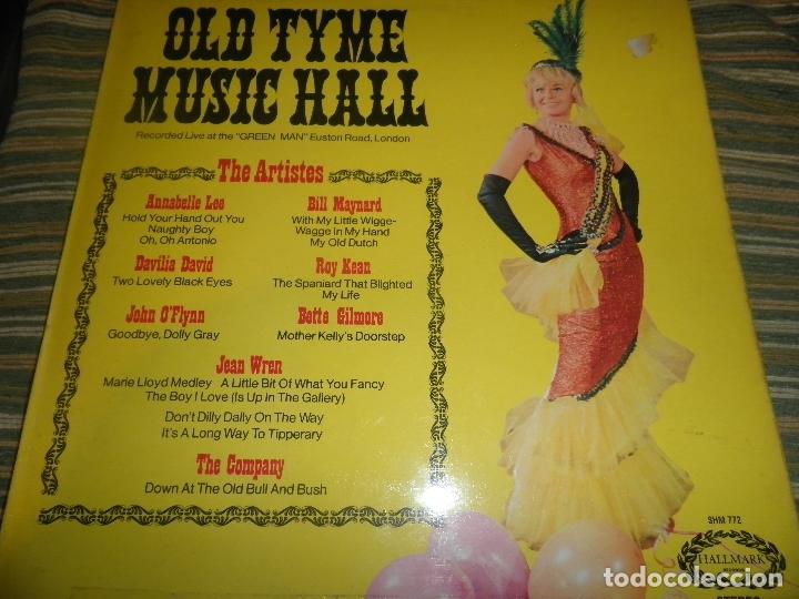 Discos de vinilo: OLD TYME MUSIC HALL LP - VARIOS INTERPRETES EN VIVO - EDICION INGLESA - HALLMARK 1972 - STEREO -