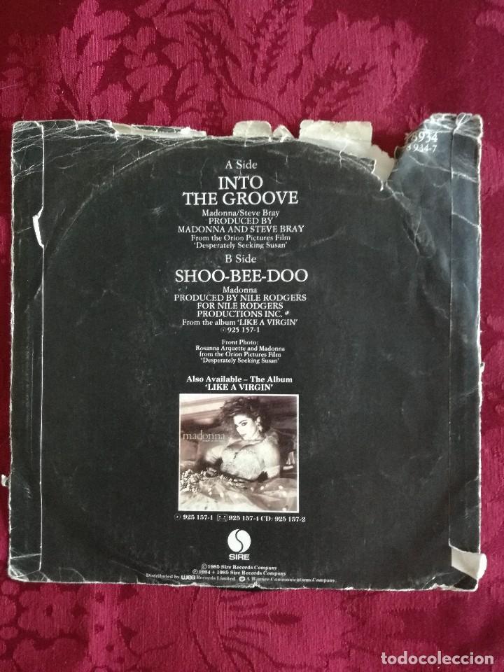 Discos de vinilo: SINGLE MADONNA VINILO INTO THE GROOVE - Foto 2