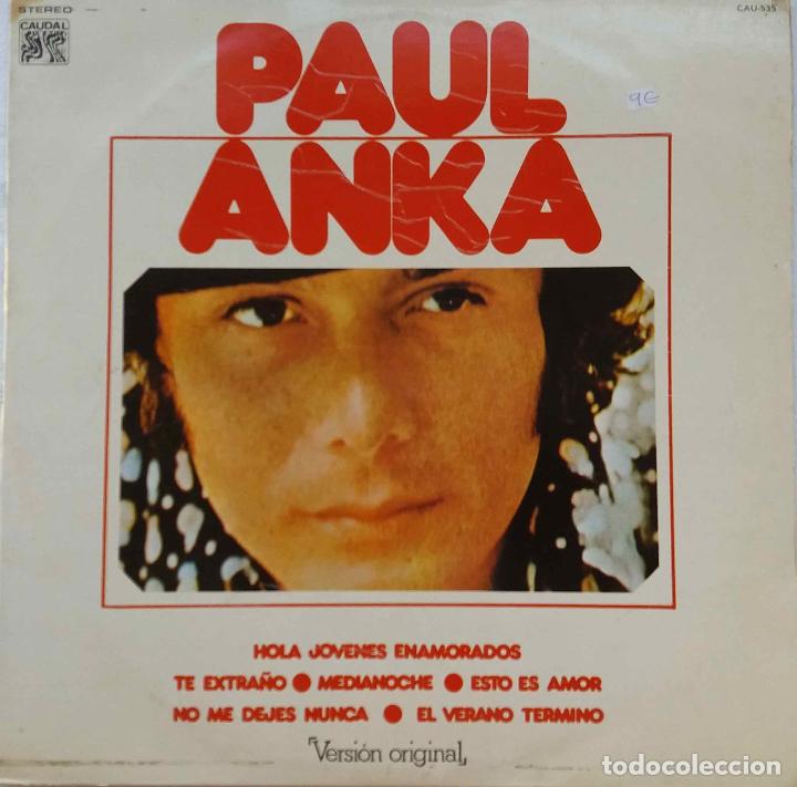 Discos de vinilo: PAUL ANKA VERSI&Oacute;N ORIGINAL, LP ESPA&Ntilde;A - Foto 1