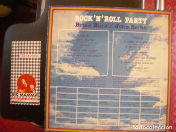 Discos de vinilo: ROCK AND ROLL PARTY/ BRIAN BURD- JOHN SMITH - Foto 2