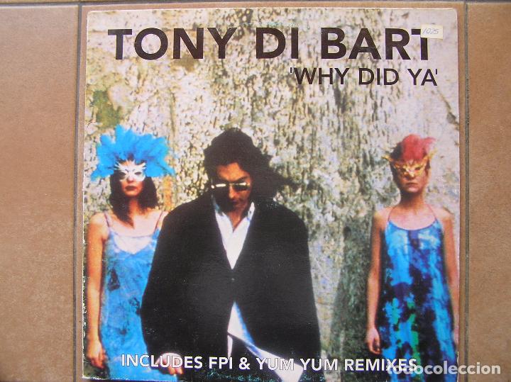 Discos de vinilo: Tony Di Bart &lrm;&ndash; Why Did Ya - UDP 1995 - MAXI - LV - - Foto 1