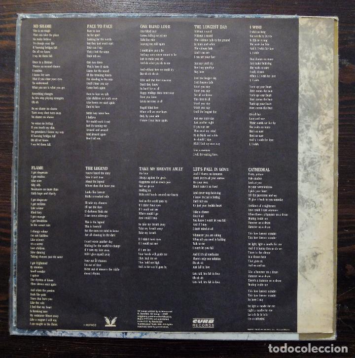 Discos de vinilo: LP REAL LIFE - FLAME - ARIOLA 1985. - Foto 3