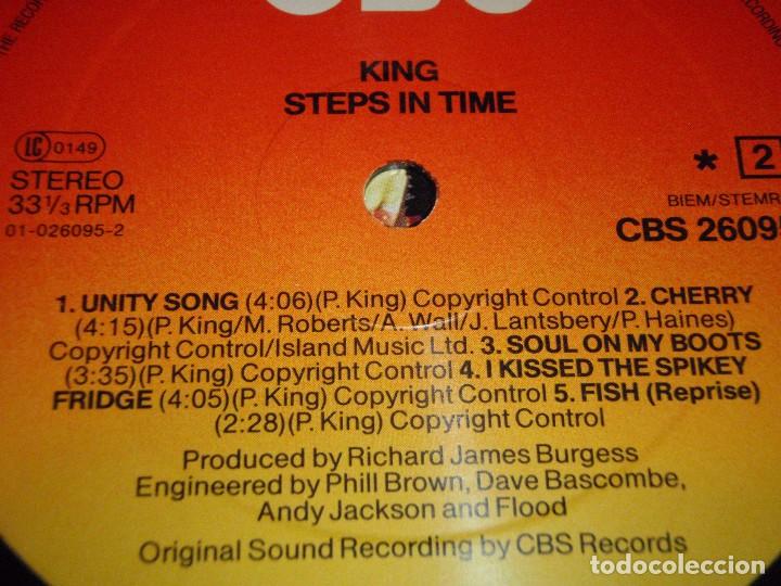 Discos de vinilo: KING ( STEPS IN TIME ) 1984 - HOLANDA LP33 CBS - Foto 5