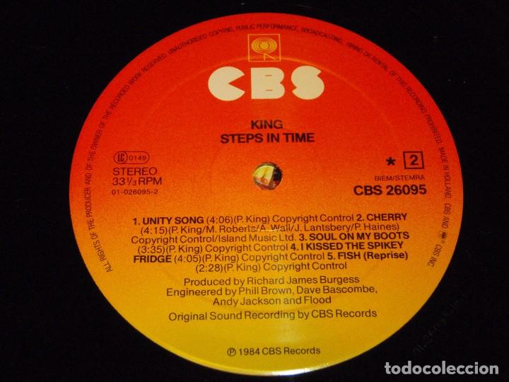 Discos de vinilo: KING ( STEPS IN TIME ) 1984 - HOLANDA LP33 CBS - Foto 6