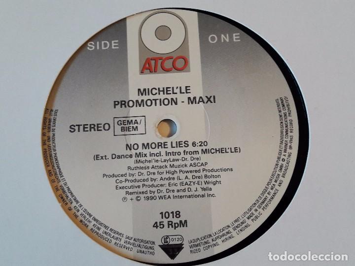 Discos de vinilo: MichelLe - No More Lies - 1990 - Foto 2
