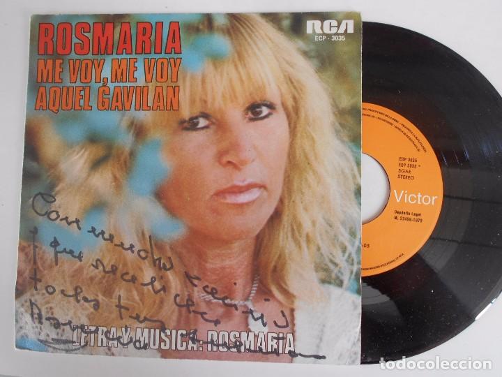 Disques de vinyle: ROSMARIA-SINGLE ME VOY ME VOY