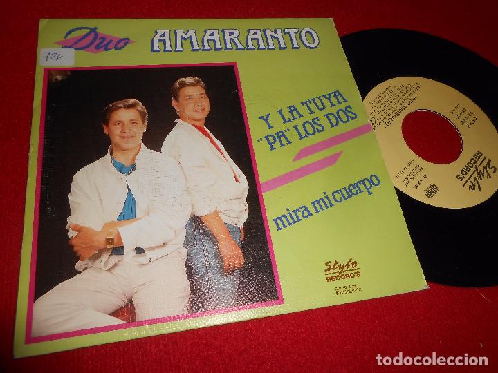 Discos de vinilo: DUO AMARILLO Y LA TUYA ''PA'' LOS DOS/ MIRA MI CUERPO 7'' 1990 STYLO RECORD'S SPAIN