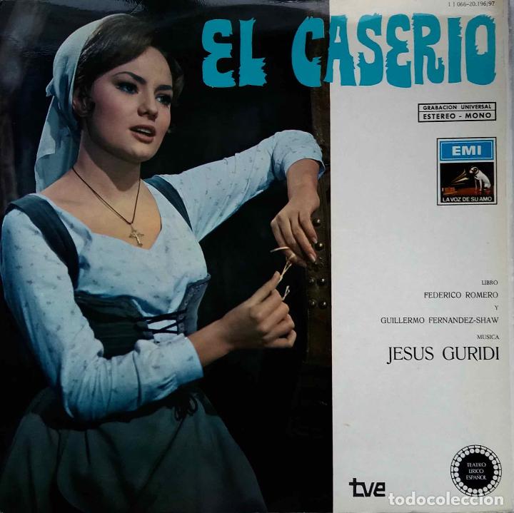 Vinyl-Schallplatten: EL CASER&Iacute;O, TVE. M.C. RAM&Iacute;REZ, C. DEL MONTE. LP ORIGINAL + VOLUMINOSO LIBRETO