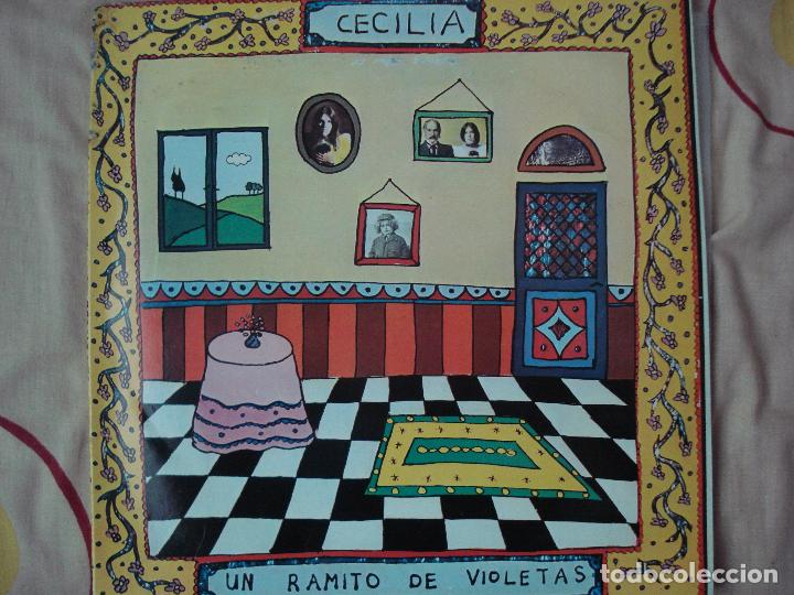 Discos de vinilo: cecilia , un ramito de violetas LP FUNDA GATEFOLD - Foto 1