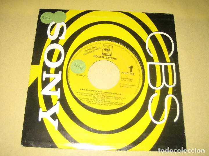 Discos de vinilo: ROGER  WATERS - PROMO UNA CARA 1992 - Foto 1