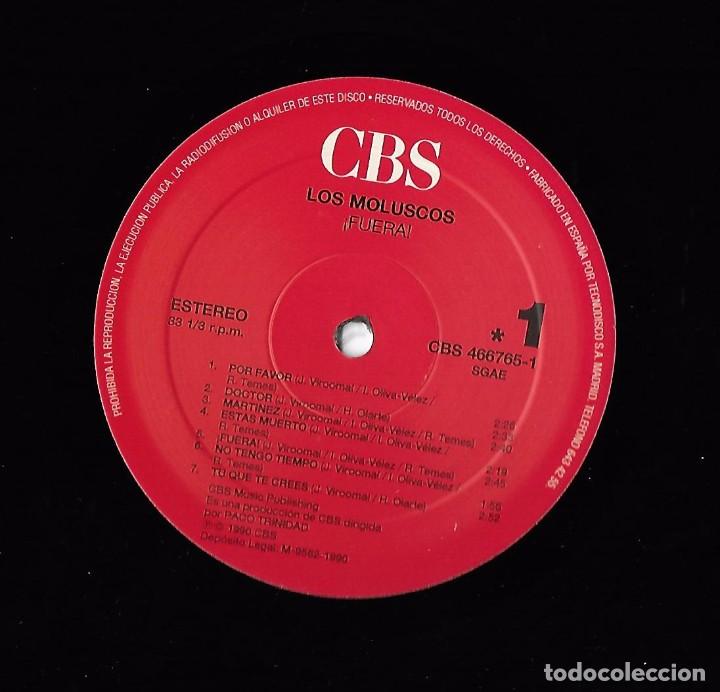 Discos de vinilo: MOLUSCOS, LOS: FUERA - Foto 4