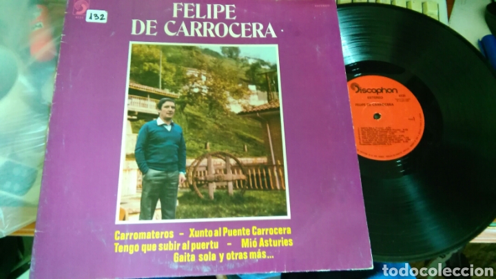 Disques de vinyle: Felipe de carrocera lp 1981.rareza musica de Asturias