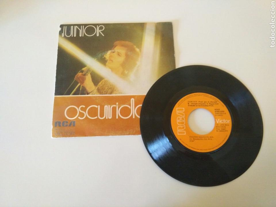 Discos de vinilo: JUNIOR : Oscuridad ; Cuando salga el sol - Foto 3