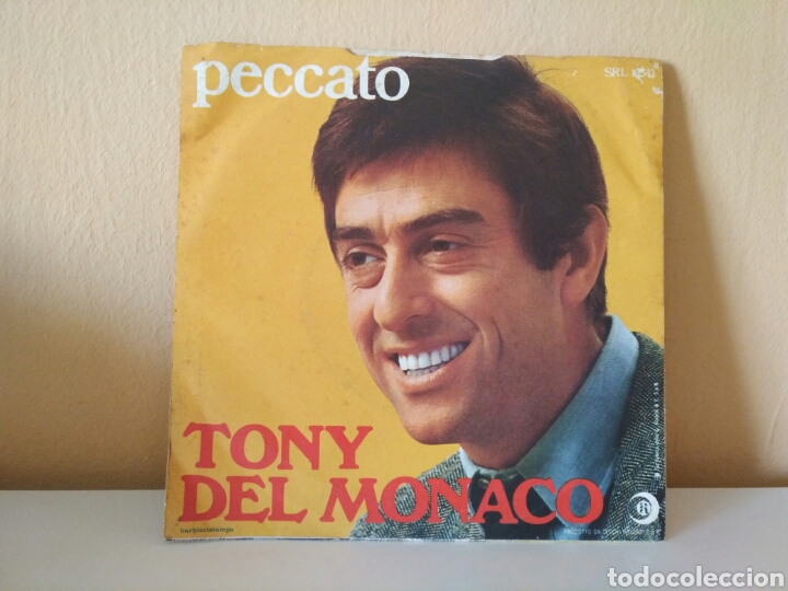 Discos de vinilo: TONY DEL MONACO : Una spina e una rosa ; Peccato - Foto 1