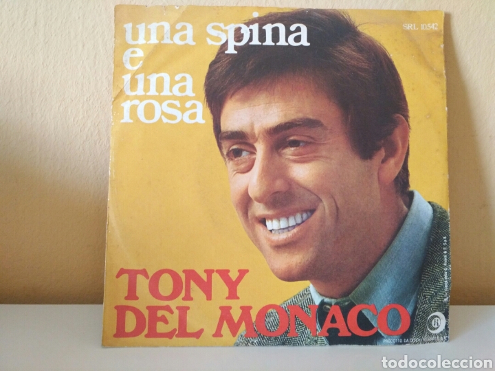 Discos de vinilo: TONY DEL MONACO : Una spina e una rosa ; Peccato - Foto 2