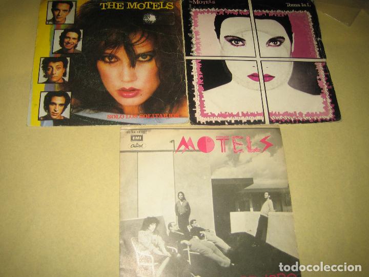 Discos de vinilo: THE MOTELS - LOTE DE 3 SINGLES - Foto 1